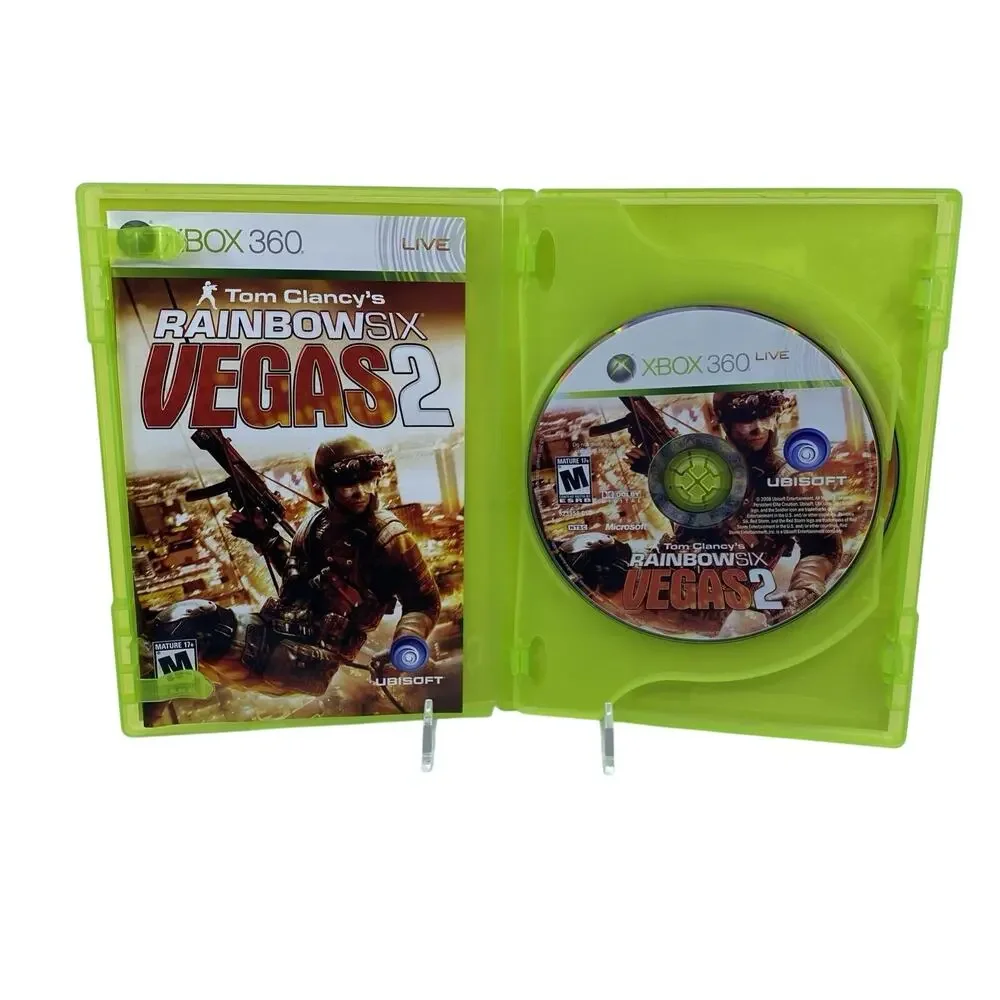 Tom Clancy Xbox 360 Lot Rainbow Six Vegas 1 & 2 Ghost Recon Complete CIB